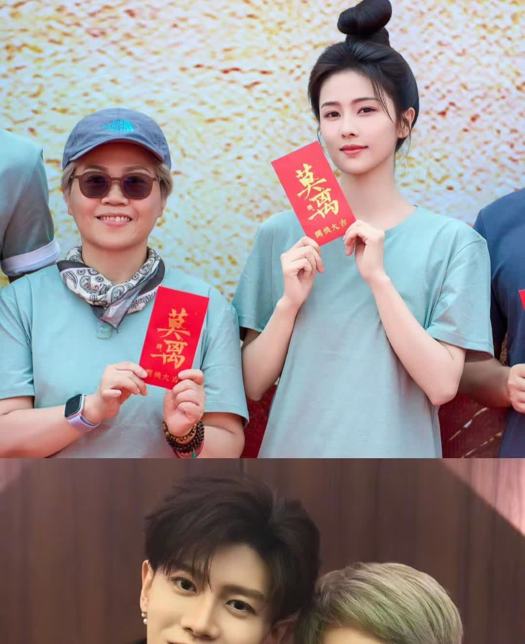辰时夫妇与芬导同框啦 优秀演员与卓越导演的携手 是创意与演技的碰撞 满满都是魅力