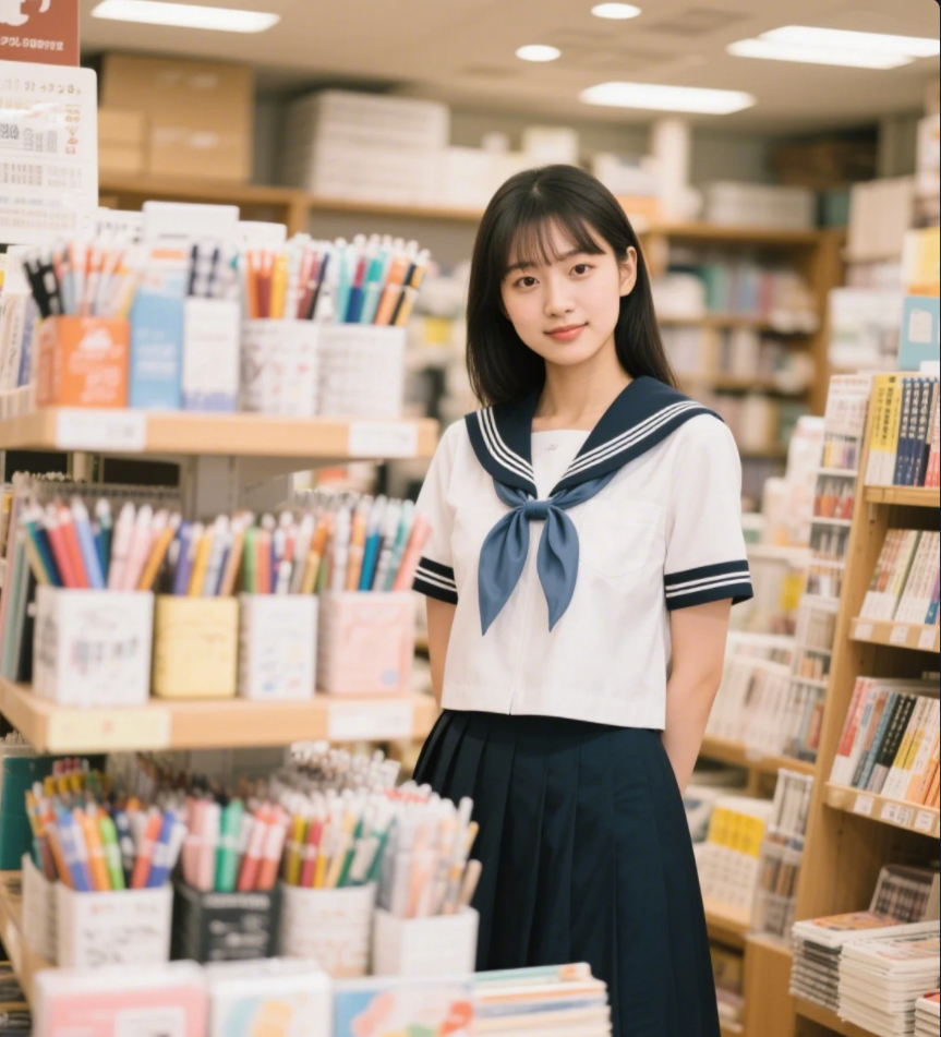 「小姐姐的校服杀，甜美与纯真一键拉满」