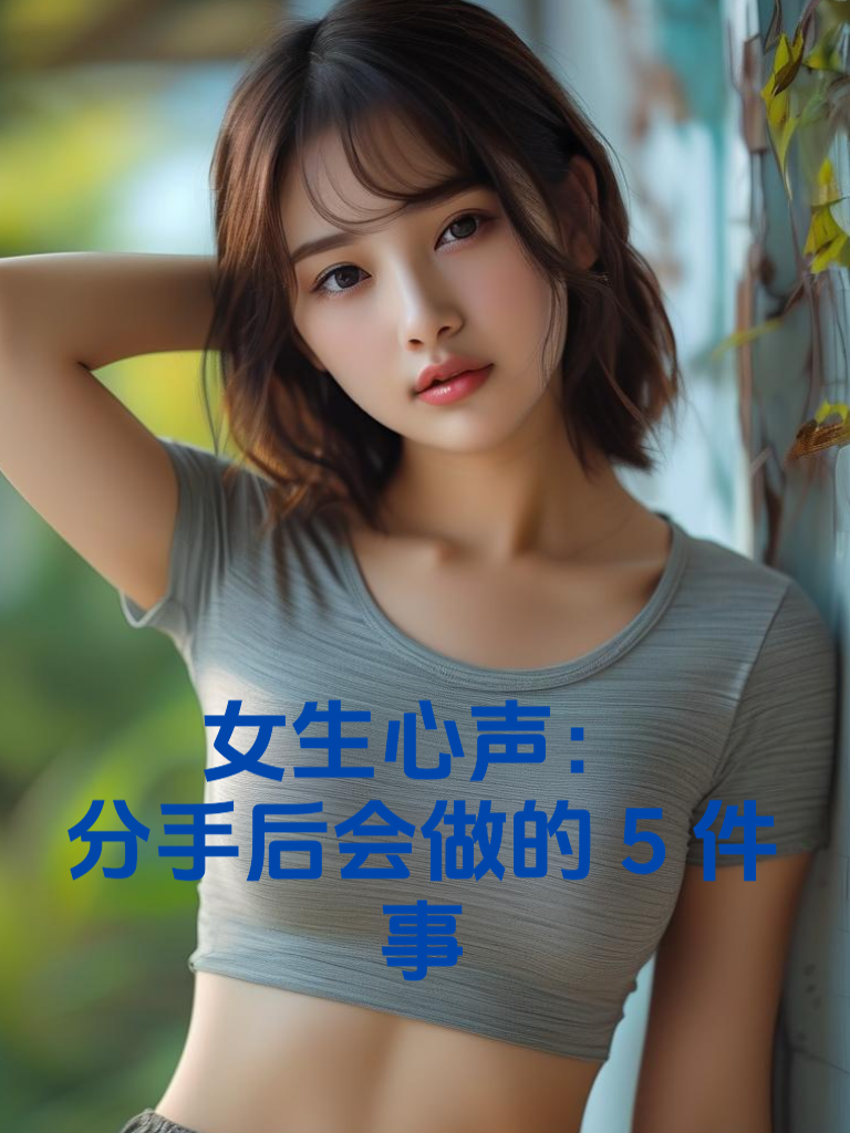 女生心声：分手后会做的5件事