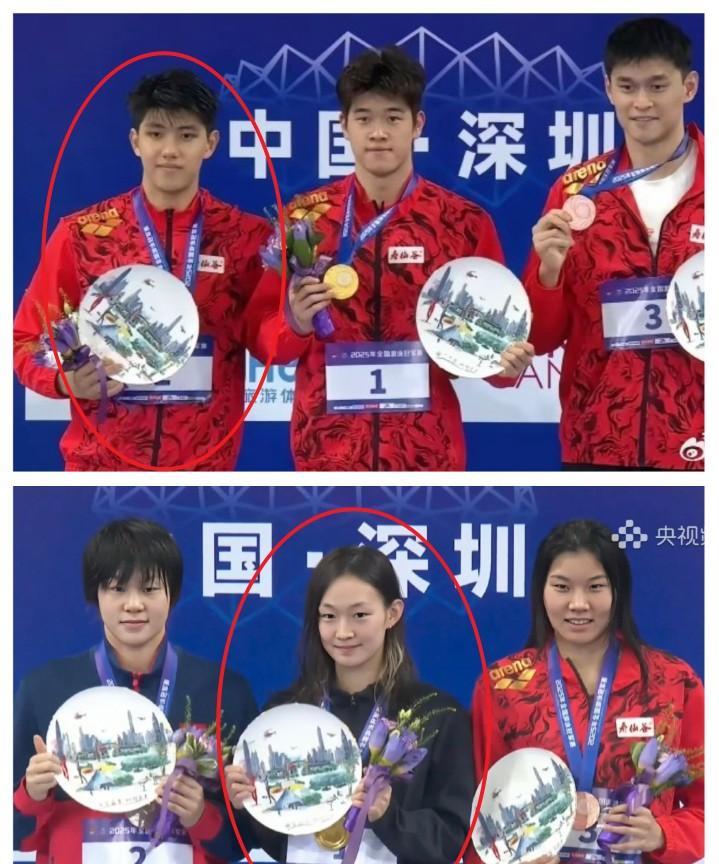 昨天全国游泳冠军赛，大家都在盯着
潘展乐和孙杨的巅峰对决，
但其实还有另外两位选