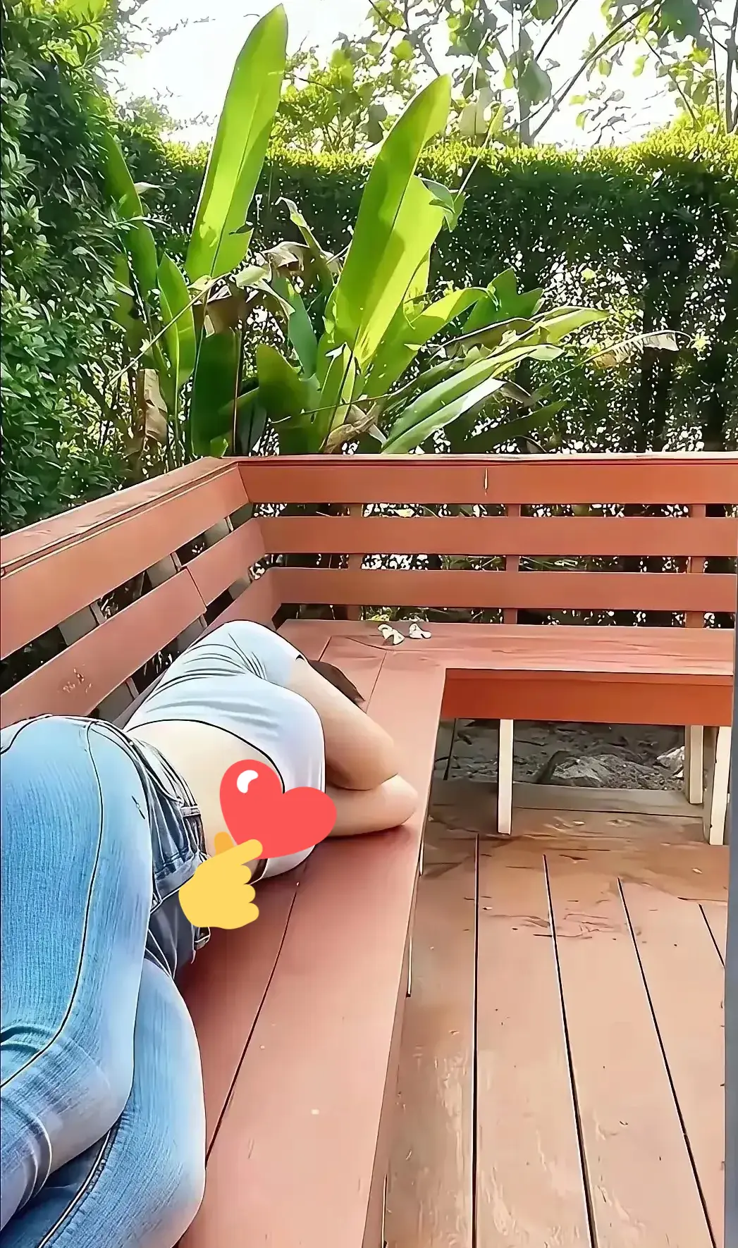 大晚上吵完架，就直接出门去公园凳子上睡觉💤了。心态真好。