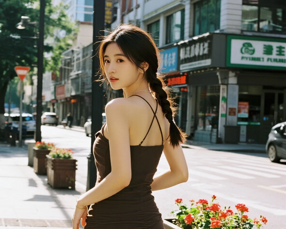 清爽夏日之旅：小姐姐在深圳的都市漫步图鉴