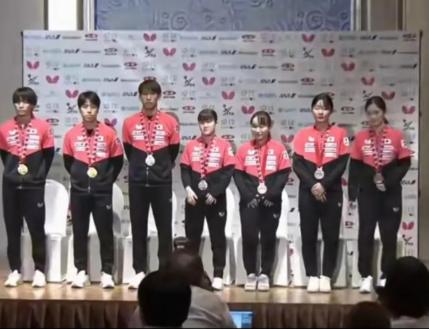 杀人诛心！



多哈世乒赛落幕后，日本代表团凯旋而归，然而在盛大的表彰会上，却