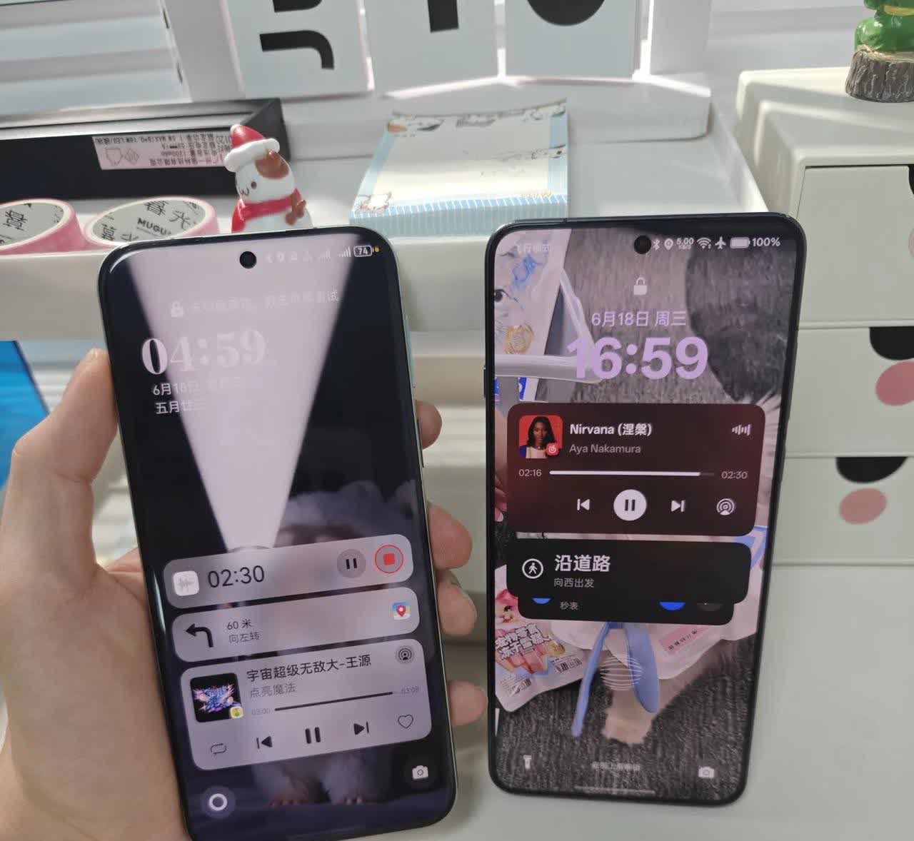 对比华为，你觉得OPPO的堆叠通知好用吗？

华为Pura80 Pro+的鸿