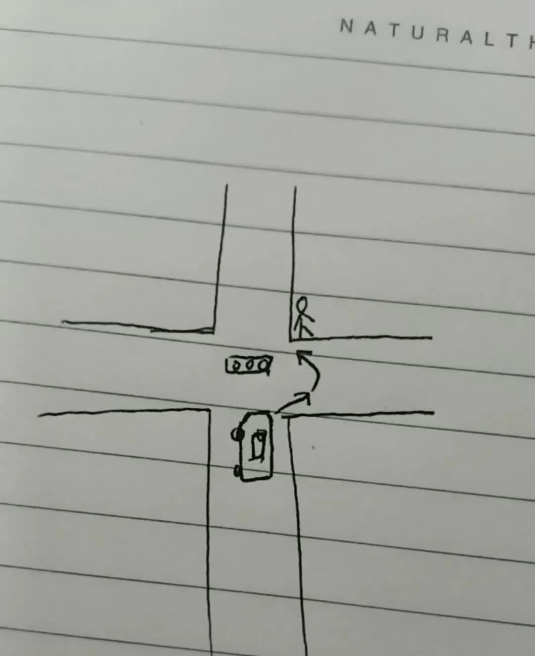 这样过红灯不扣分？
今天起晚了，打个网约车，结果司机在一路口红灯时，直接如图这