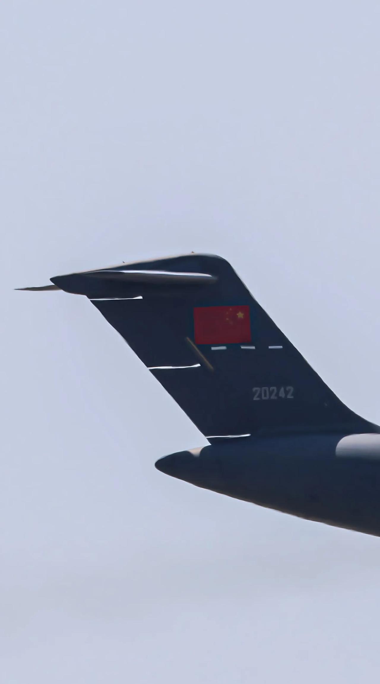 北京上空运20。#航空摄影 #运20 #热门