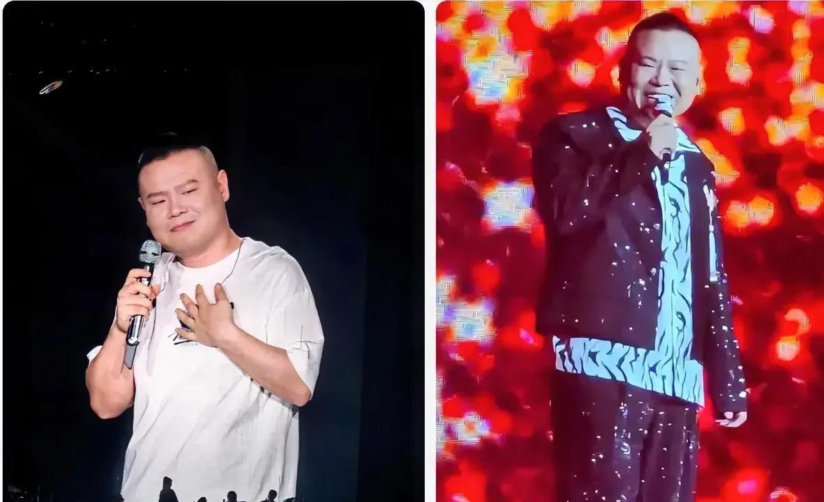 万万没想到
岳云鹏的演唱会
竟然会出现这样的情景
现场的观众拿着荧光棒摇啊摇，仿