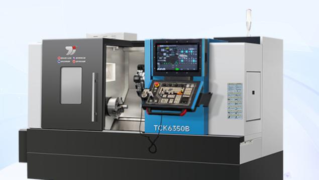 金精智能 TCK6350B斜轨车床：中小批量重切削的精度效率平衡之选