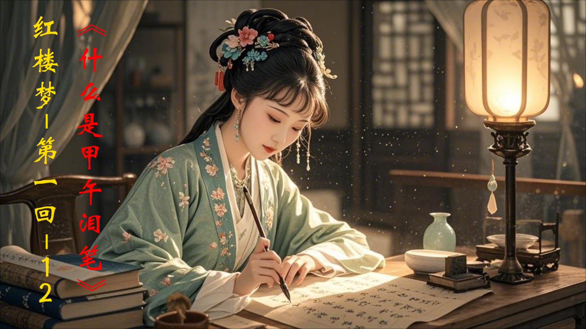 红楼梦1-12《什么是红楼梦的甲午泪笔？》