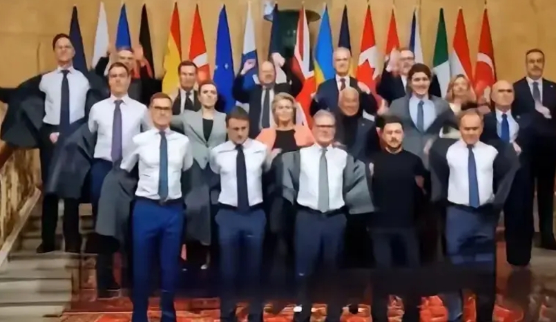 这些欧洲大佬们想要表达什么呢？
在欧洲部分领导人“乌克兰问题”高级别峰会上留下了