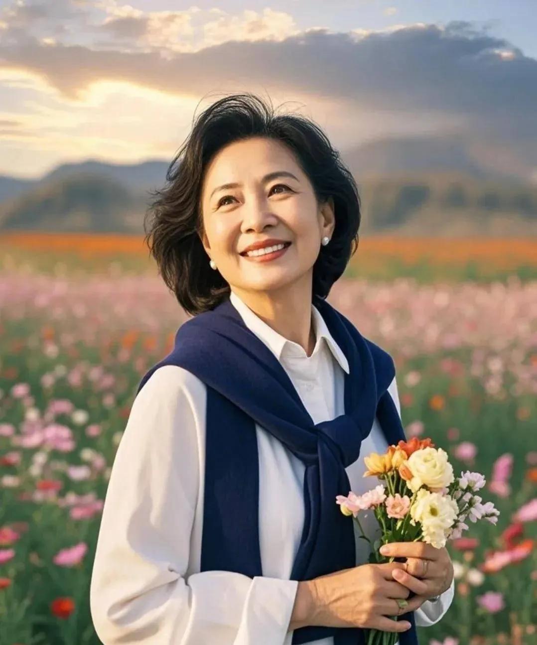 怎么看一个女人漂不漂亮，看脸吗？不是，一个女人美不美，耍看她中年以后的模样，那个