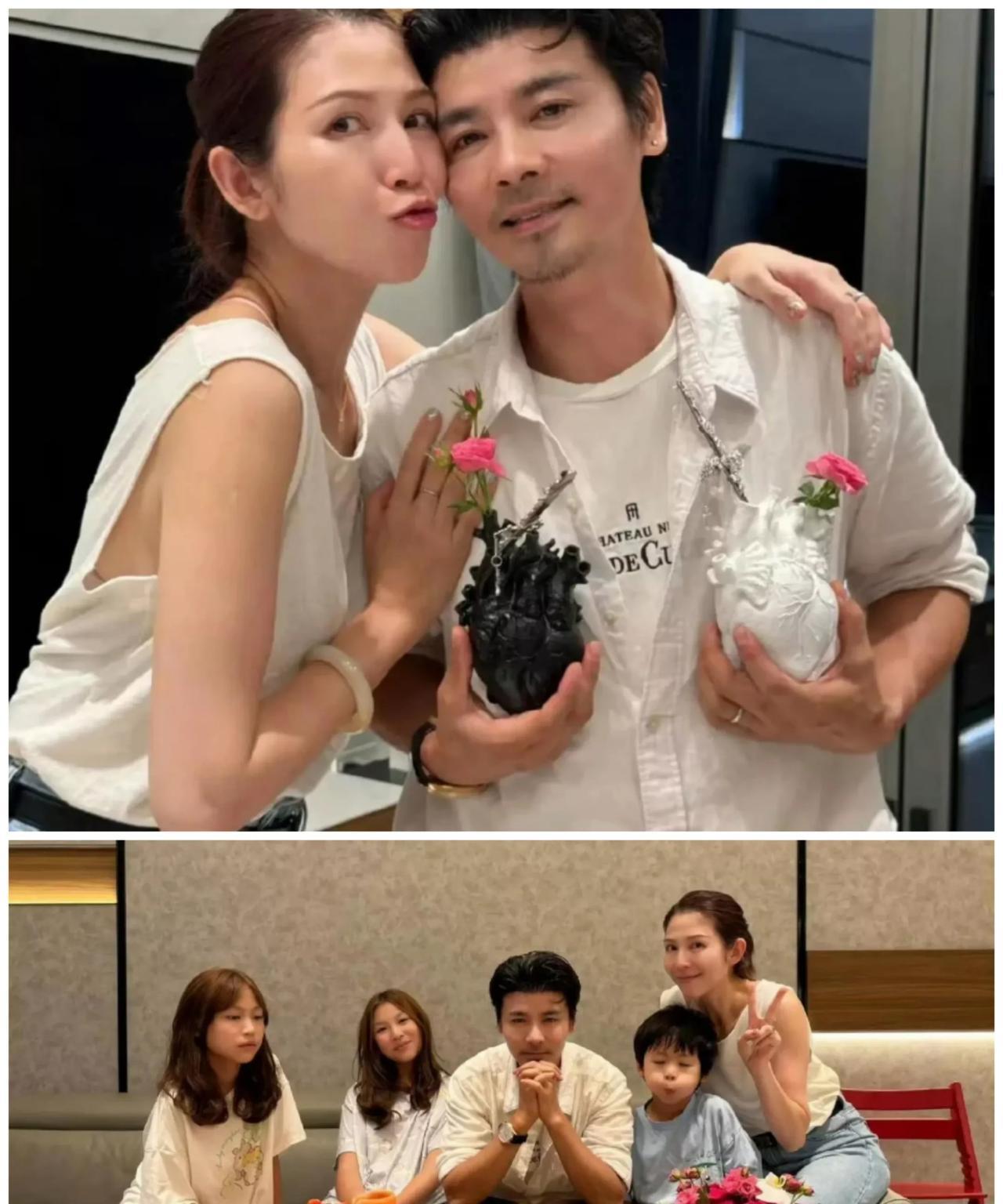 我发现张晋是不会和蔡少芬离婚了，不是因为财产，也不是因为不合。
而是因为张晋太爱
