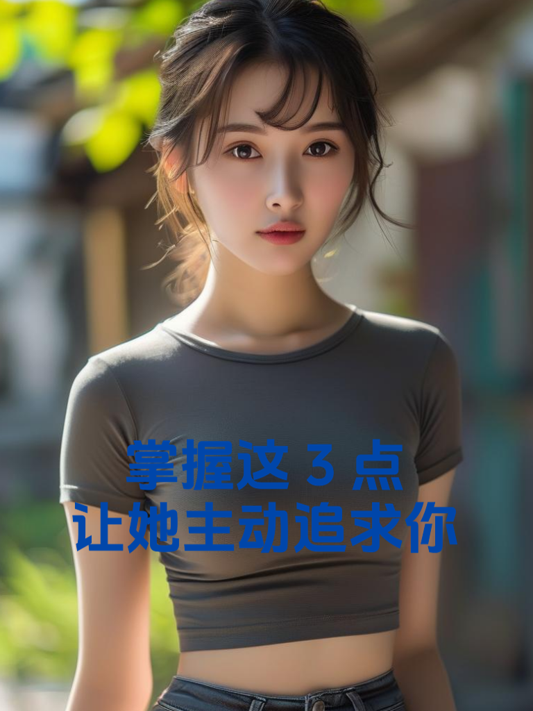 掌握这三点，让她主动追求你