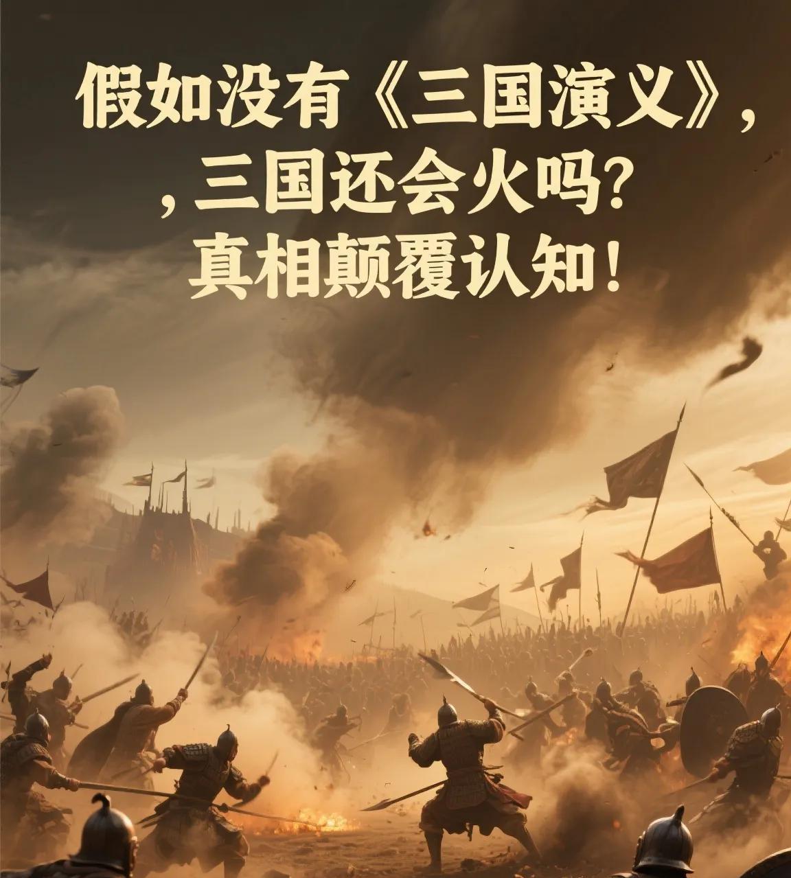 假如没有《三国演义》，三国还会火吗？真相颠覆认知！
"那关公青龙偃月刀一举——"