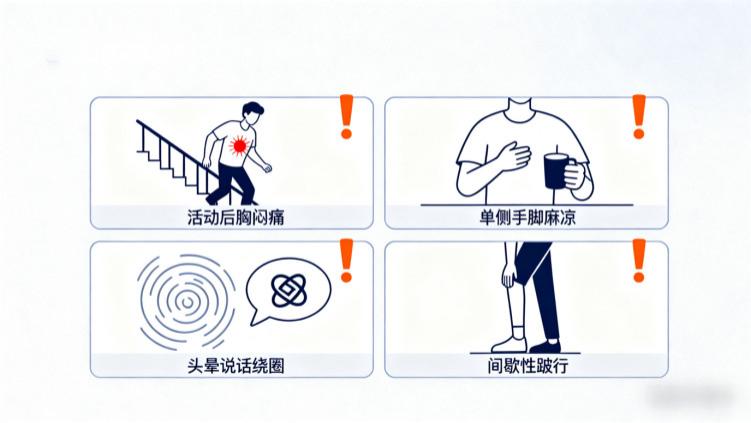 手脚麻、胸口闷？别忽视！可能是胸痹、中风在预警