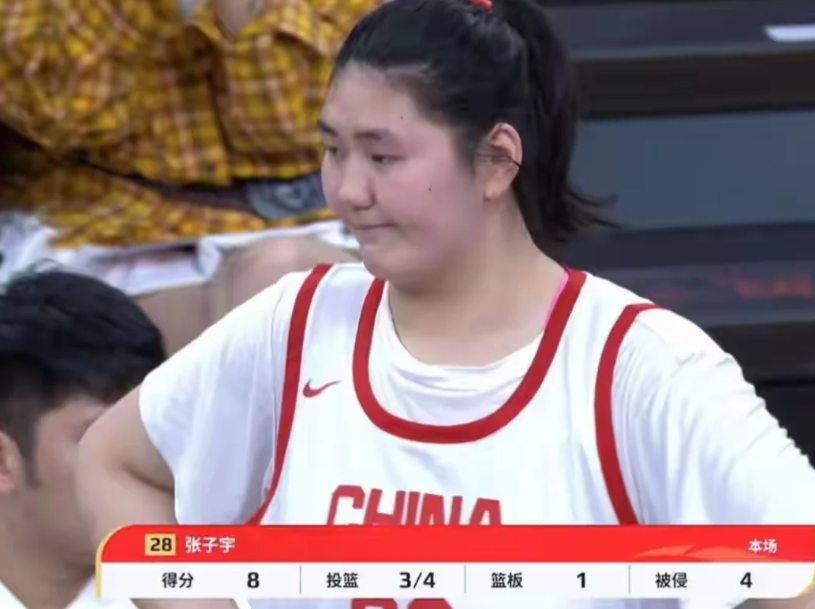 张子宇首秀热身赛，未来可期！

在6月13日中国女篮对阵波黑女篮的热身赛中，18