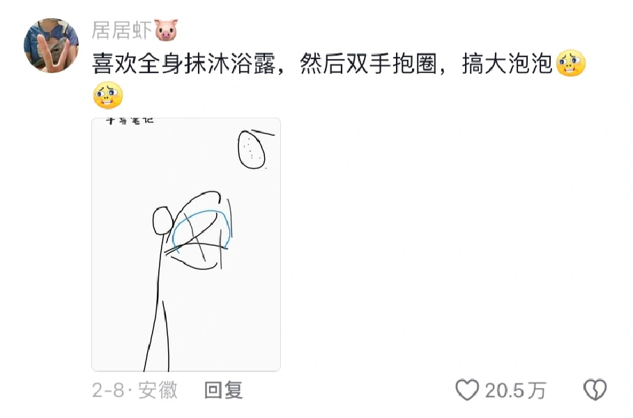 原来大家洗澡时都有小癖好