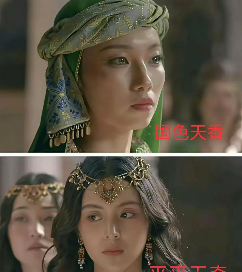 国色天香的公主和他平平无奇的侍女。资本这是要强行扭转我的审美观啊[石化]。