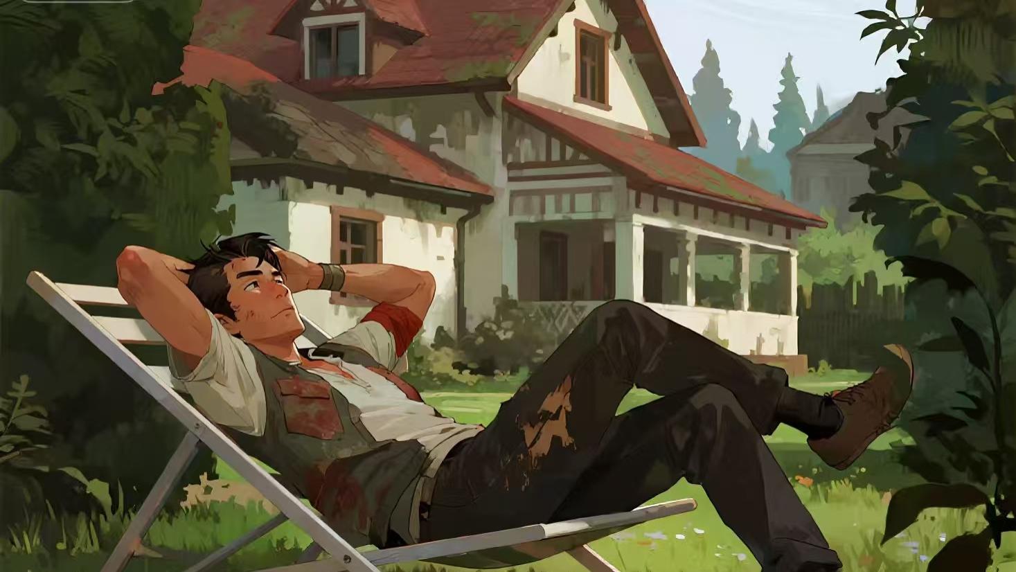 不知道怎么，堂哥每一次出远门，我都有种他走出了他的国的感觉