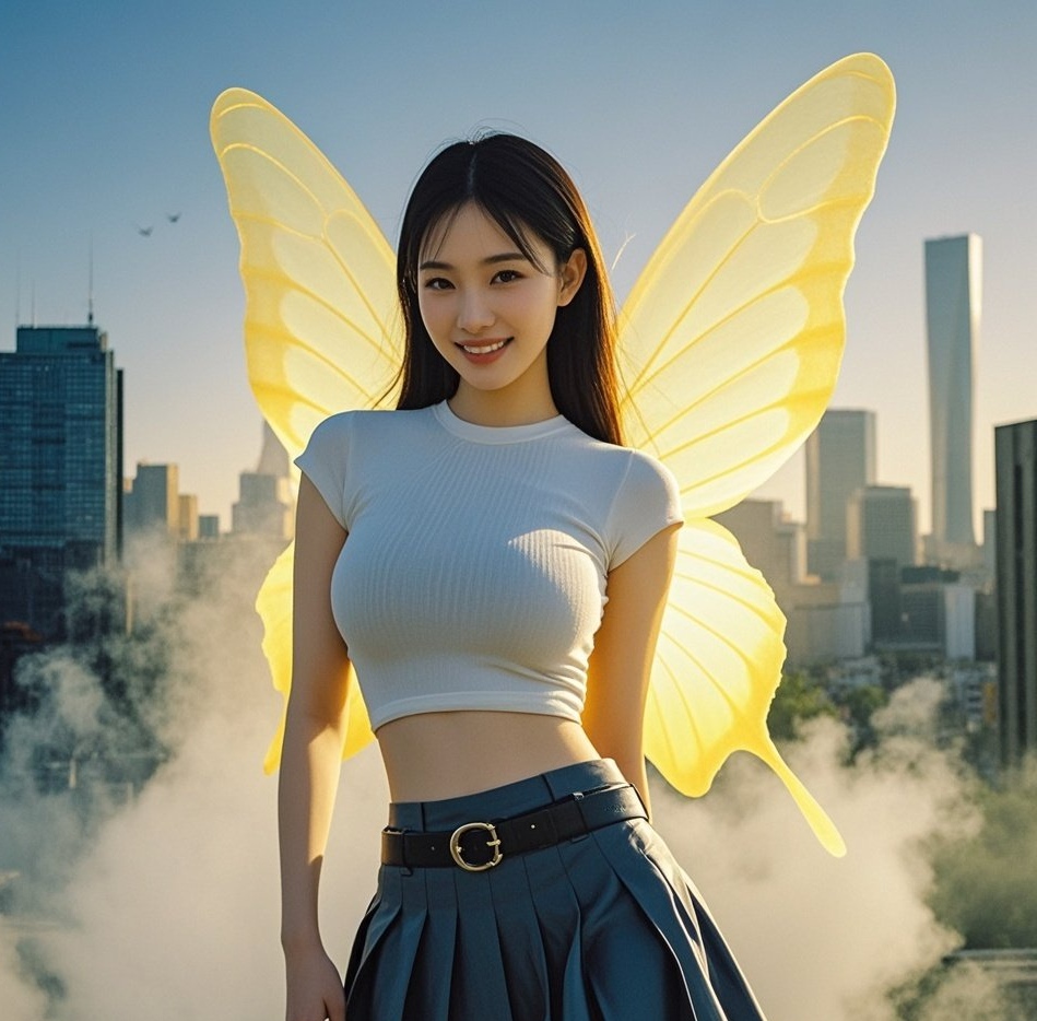 娇俏佳人紧身勾勒，朦胧光影尽显曼妙身姿