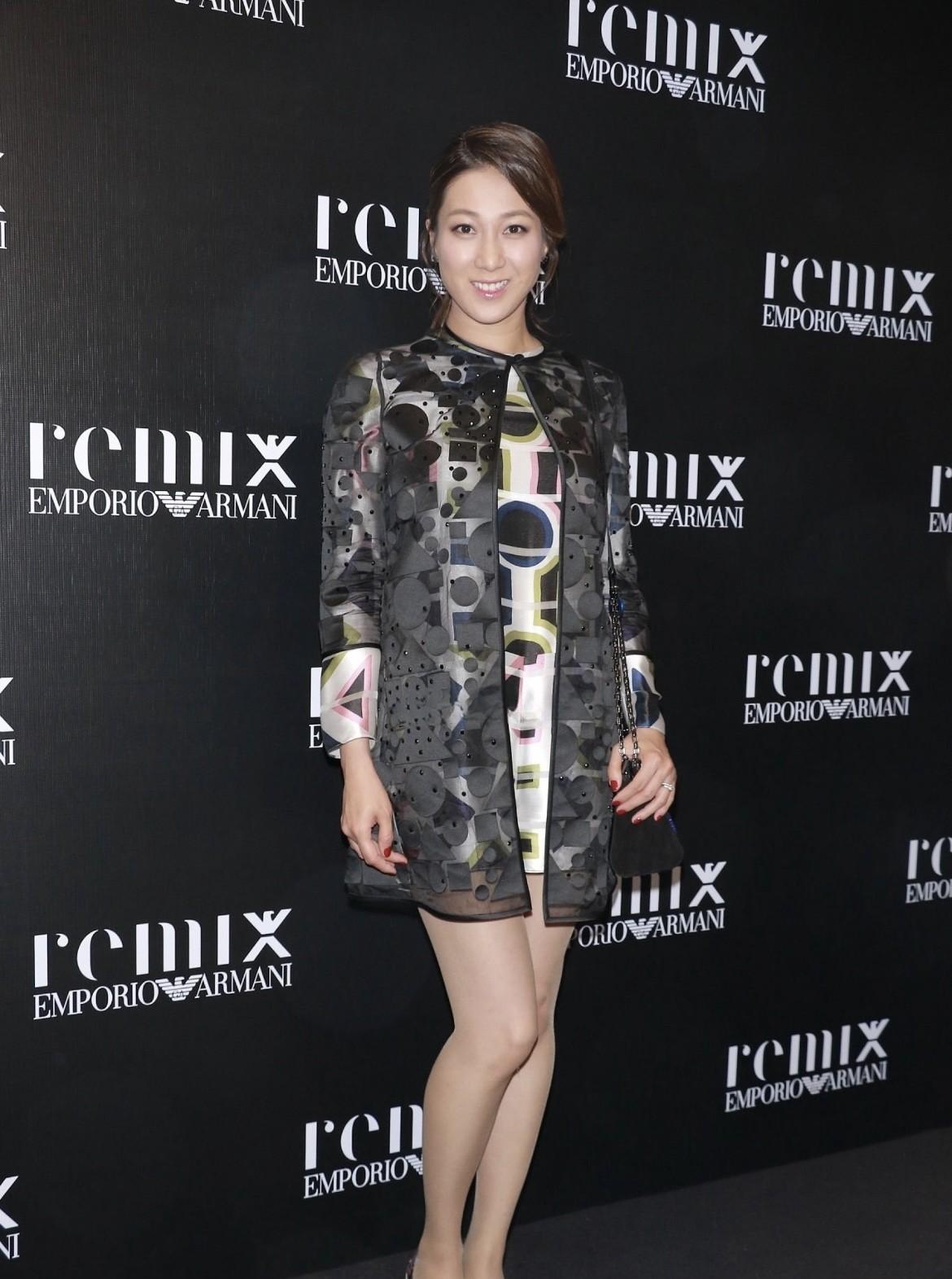 钟嘉欣，174cm，好彩妹。