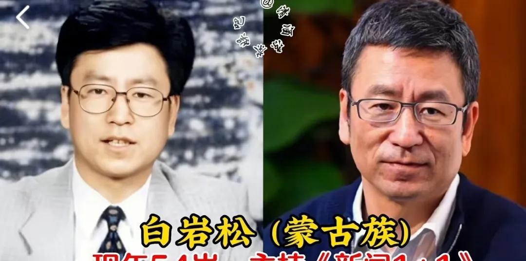 13位少数民族央视主持人今昔，撒贝宁年轻时堪比校草海霞仙气十足
第1位:白岩松