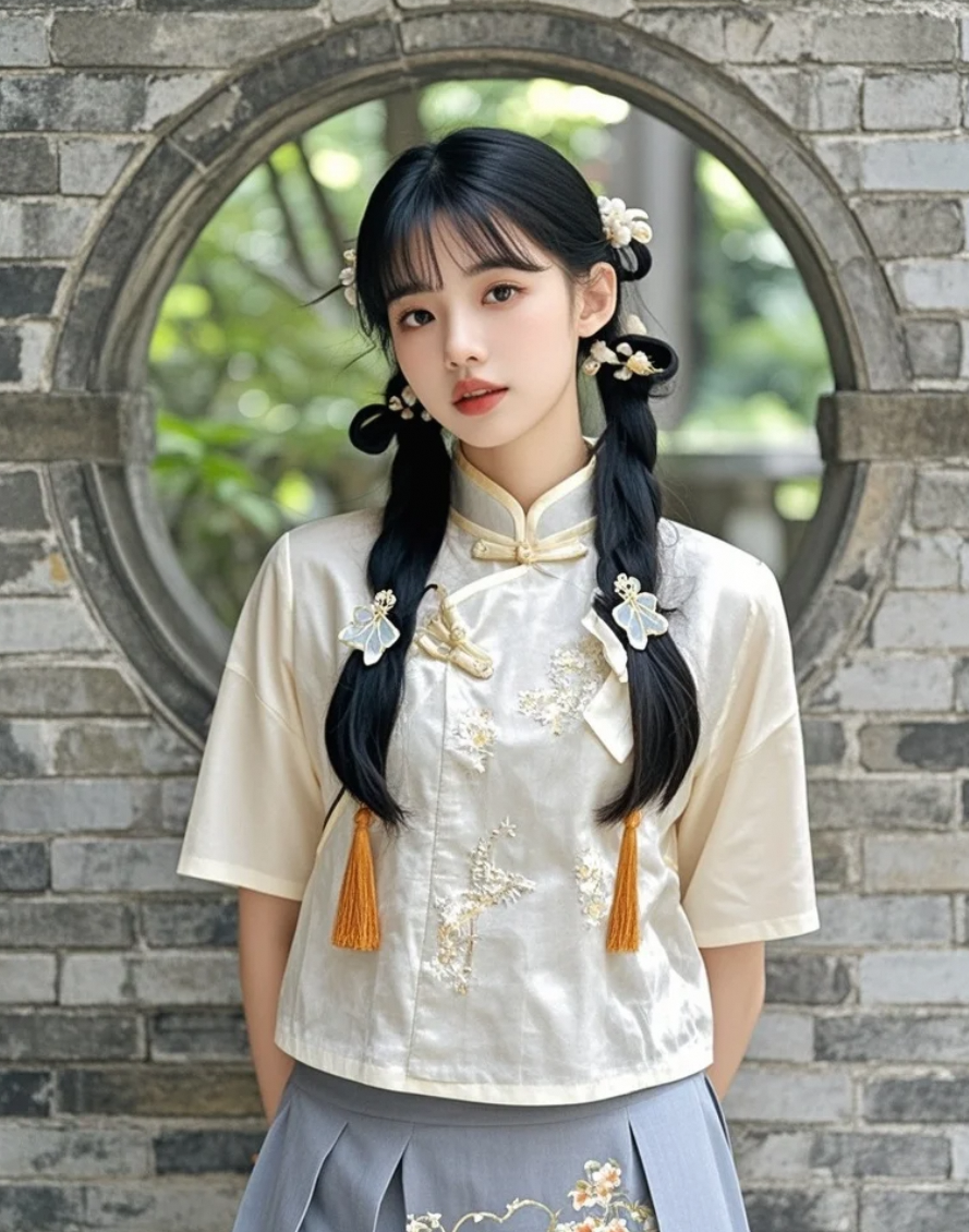 不是演古装剧，却比剧中人更让人移不开眼