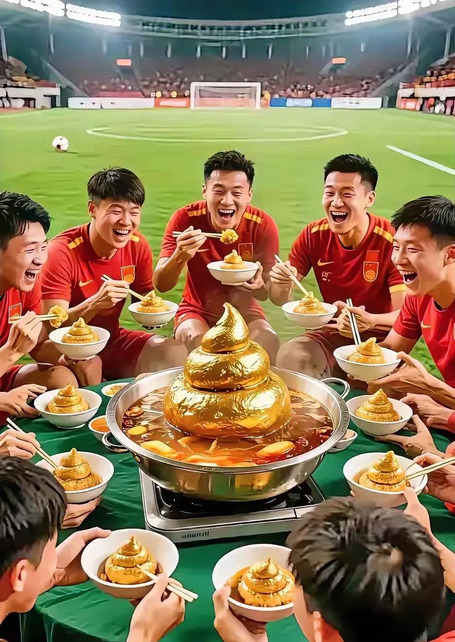 叹国足
长恨球场虎作猫，威风尽失辱天朝。
毛皮空有无椎骨，谁信海参能补腰。