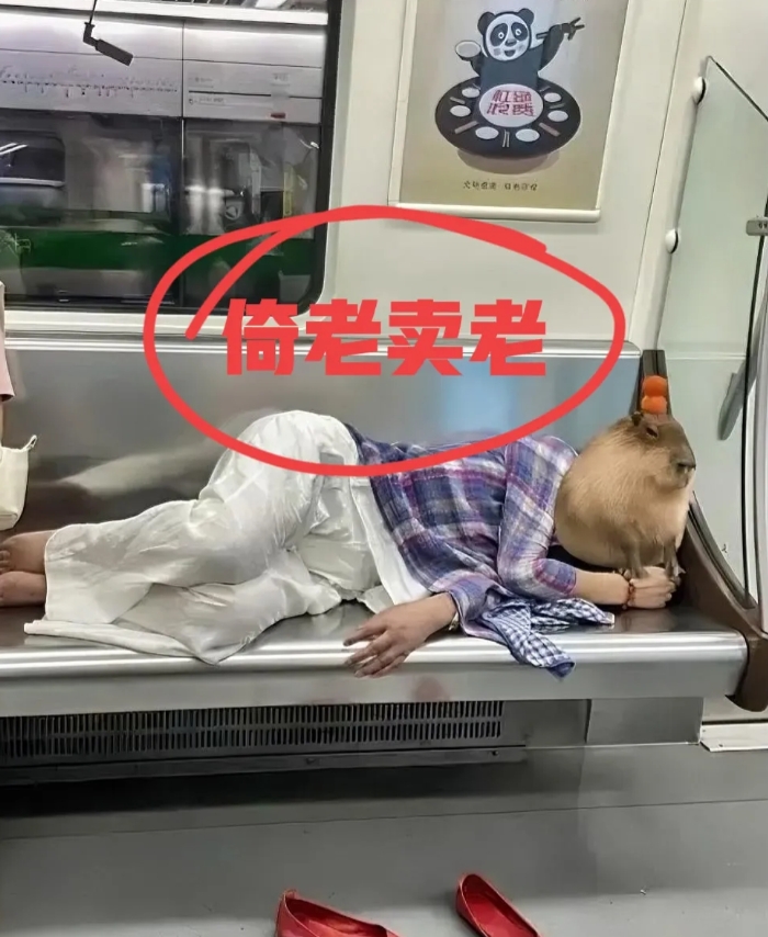 老太太坐地铁的姿势，引发了众多网友的热议！
说一件发生在地铁上的真实事件！那天中