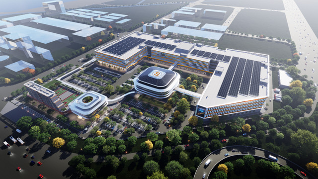 新地标！佛山盛路通信新总部，“悬浮”的未来工厂