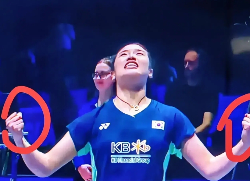苏迪曼杯决赛，
韩国男双和女双选手非常愤怒！
因为他们输给了东方大国，最终全队只