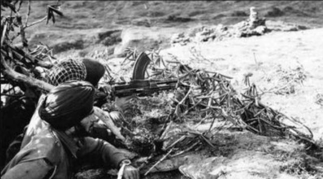1962年对印自卫反击战期间，毛主席正在听中印战争战报，突然听到印度派出了“杰特