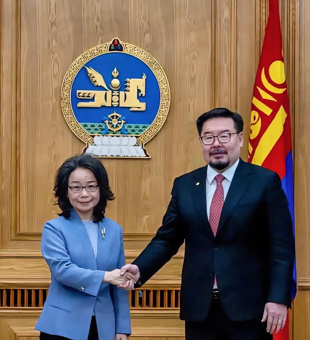 蒙古终于把煤卖出去了！
近日，蒙古国总理赞丹沙塔尔会见中国驻蒙古国大使，双方达成