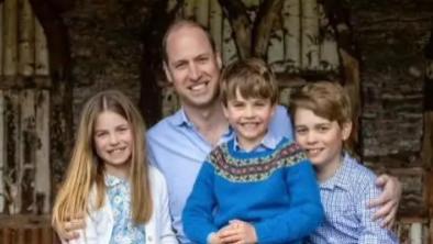 破茧重生！凯特王妃携全家亮相粉碎病危谣言，湖蓝明艳背后是家的力量