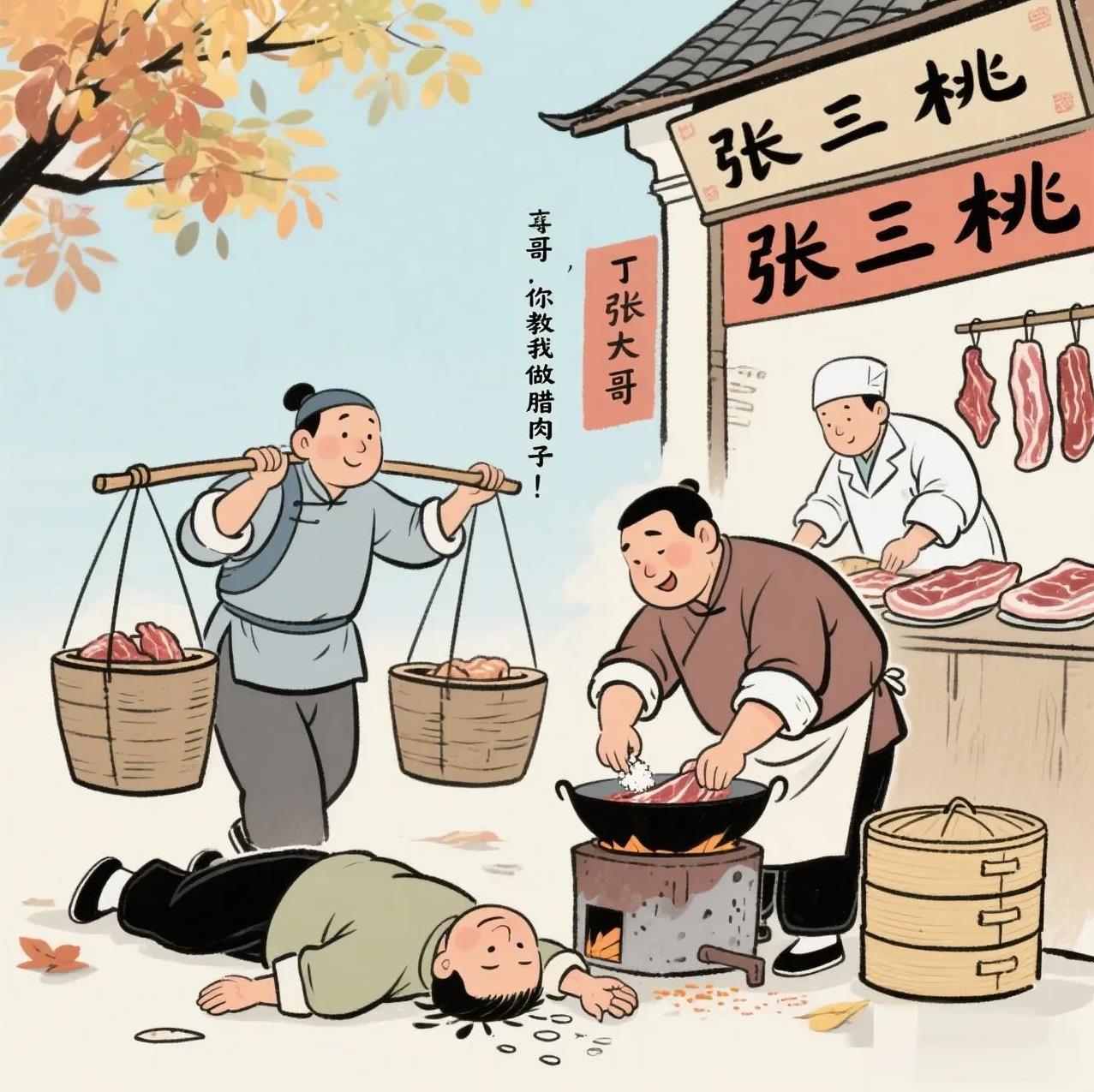 宋时，鄂州有个官二代，人唤丁二郎。二郎每天早上，都同几个公子哥到集市旁的酒肆内喝