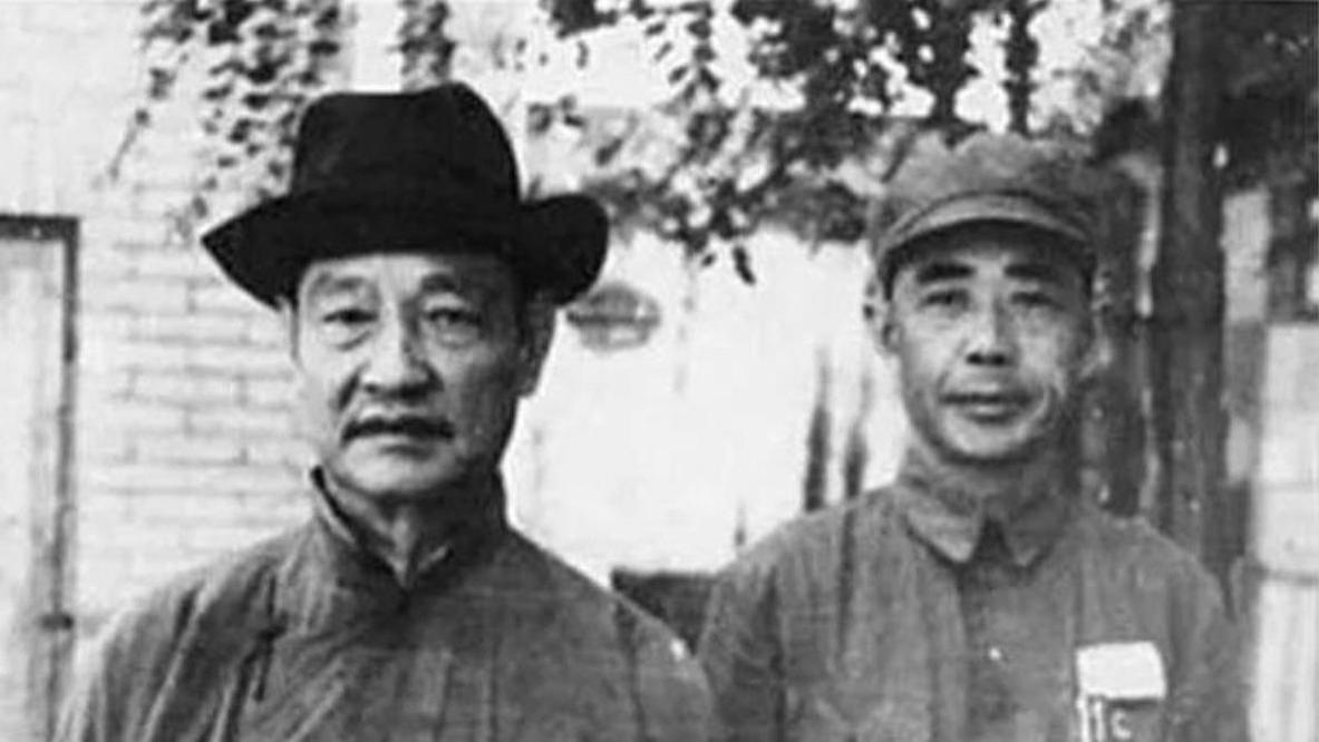 1949年朱德拜访陈明仁，进门前朱德敬军礼高喊：报告，我是朱德