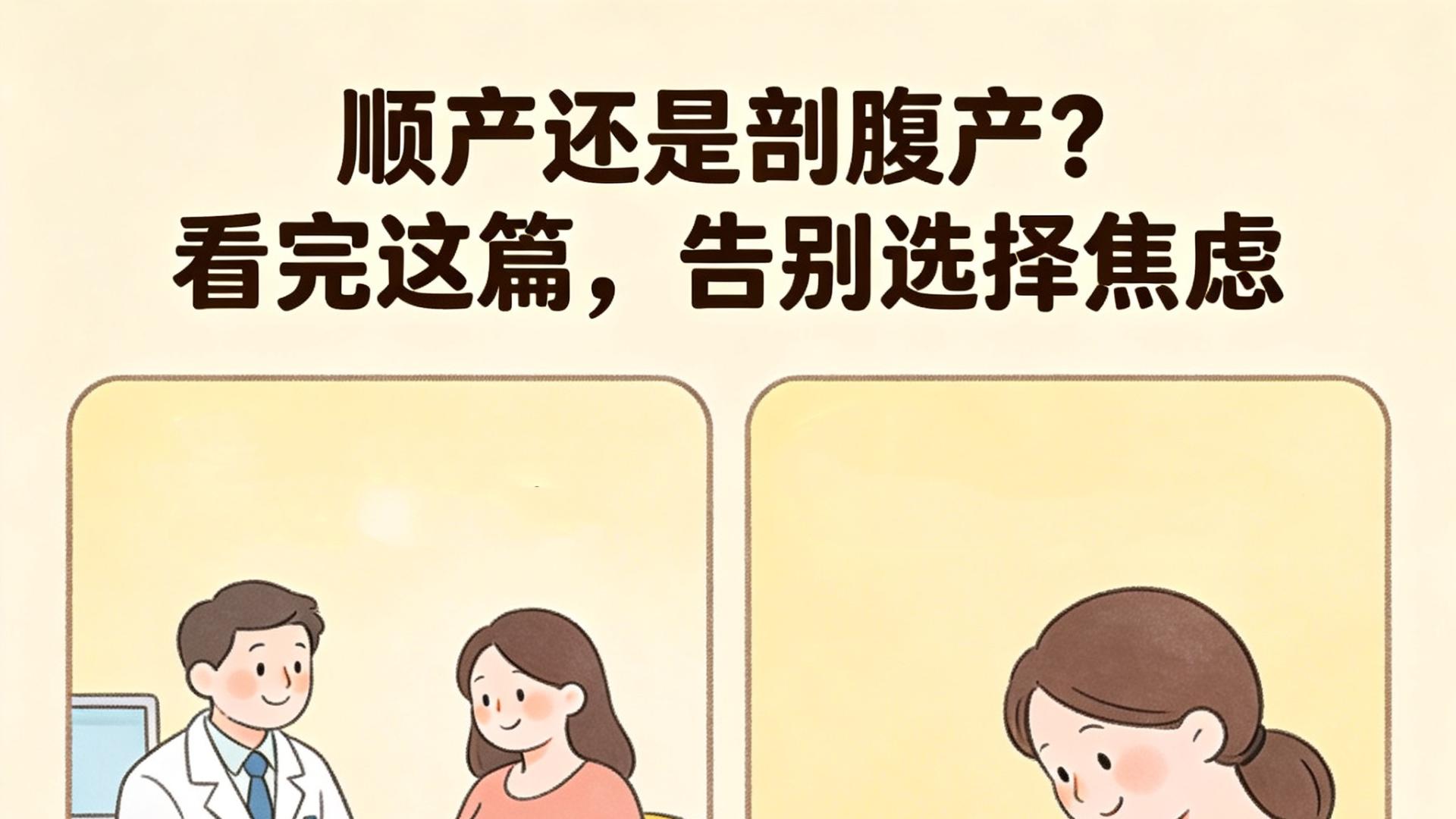 顺产还是剖腹产？看完这篇，告别选择焦虑