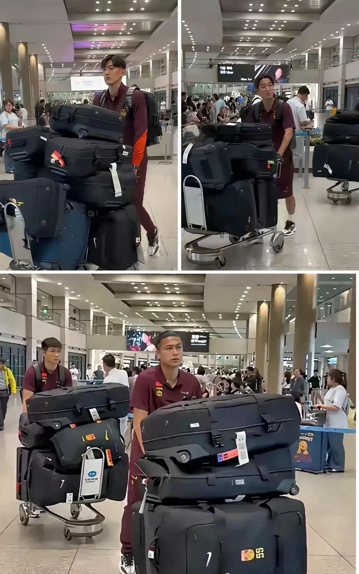 中国男足又登上了热搜，不是因为输给韩国，而是因为行李箱，大家都很想知道到底装是啥