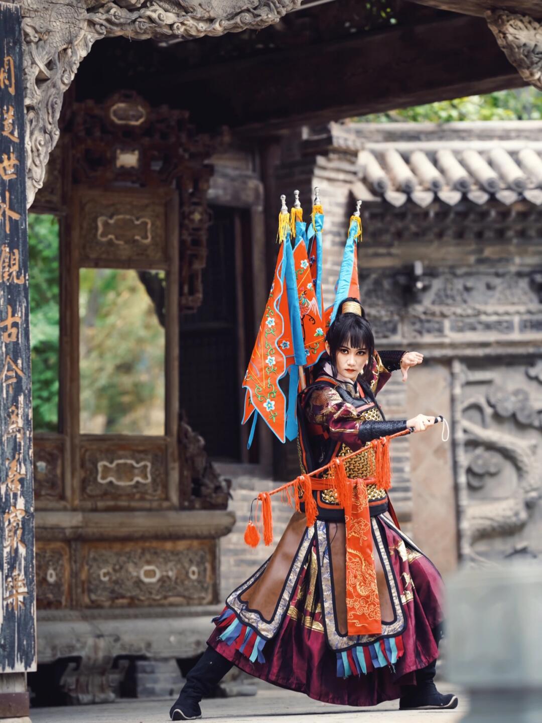 甲胄的魅力｜园博园古风拍摄