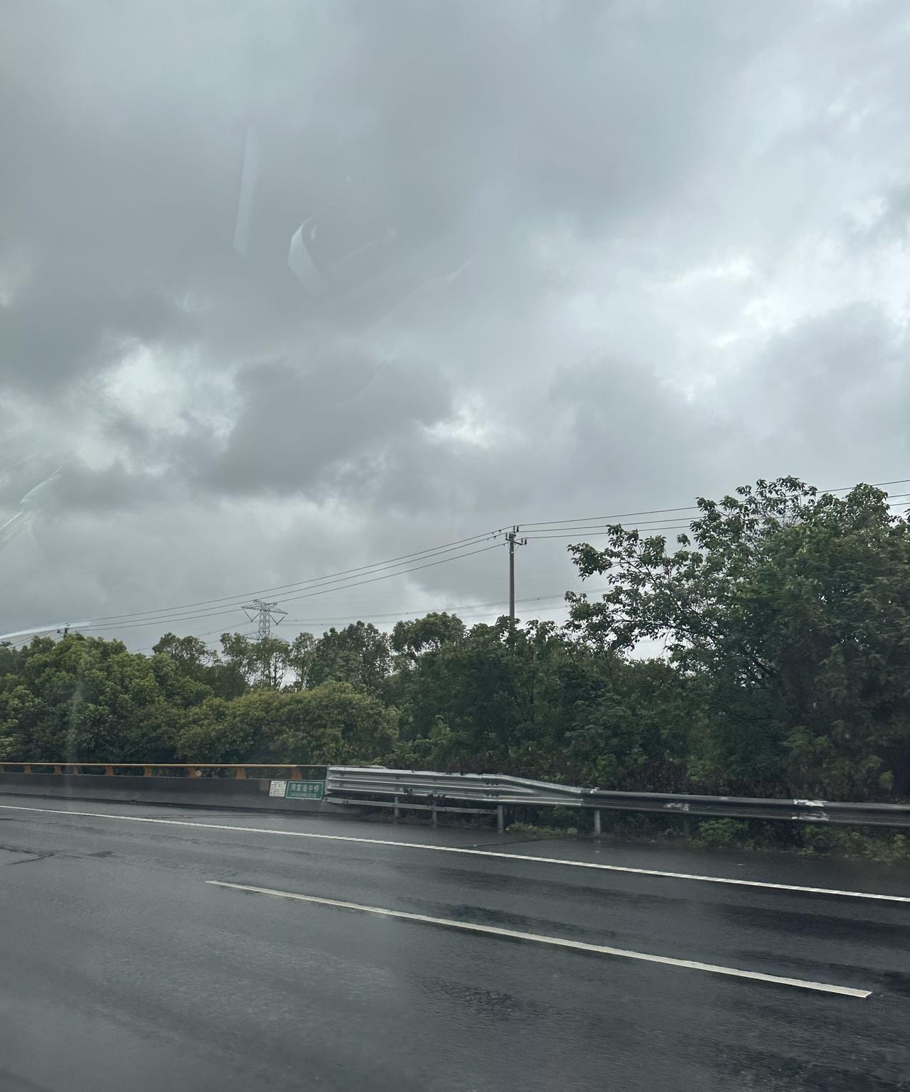 #竹节草# 台风太厉害了，昨晚刚到苏州，夜里就开始下。今天湿着身子见了第一家客户