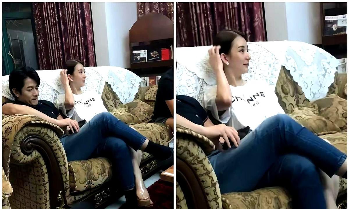 郭富城老婆在电视上看，就觉得普普通通。

但你要是见了真人，那可就不一样了！