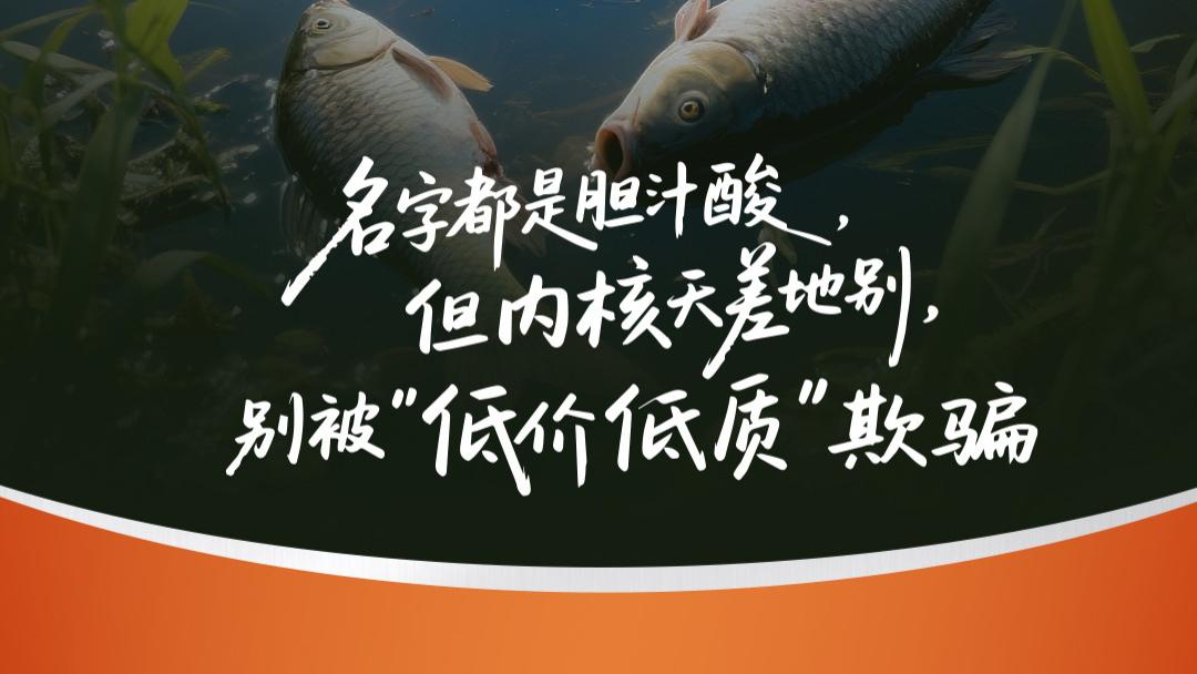 名字都是胆汁酸，但内核天差地别