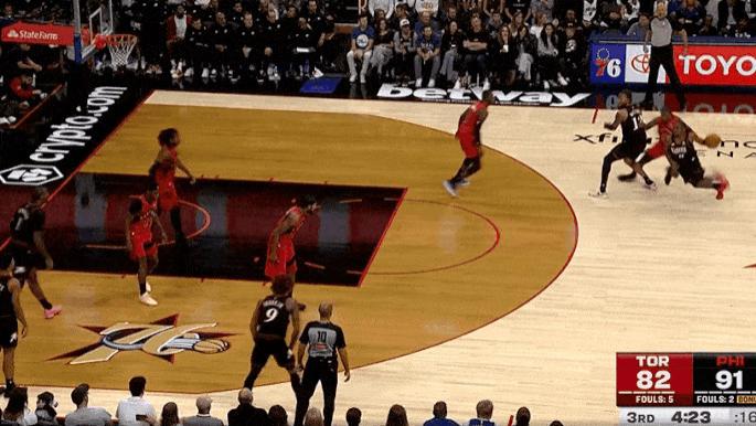 马克西三分再中已得27分，76人领先12分打停猛龙