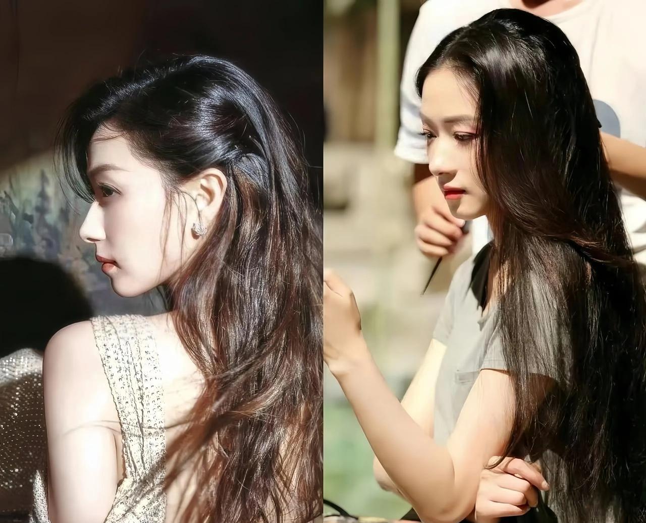 还好万茜没留长发，不然这娱乐圈第一美女的位置就要易主了[奸笑]