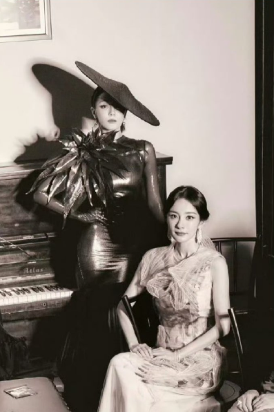 哇塞，内娱这几对豪门姐妹太惊艳!杨幂热巴明艳碰撞，火花四射；刘诗诗李庚希清冷交织