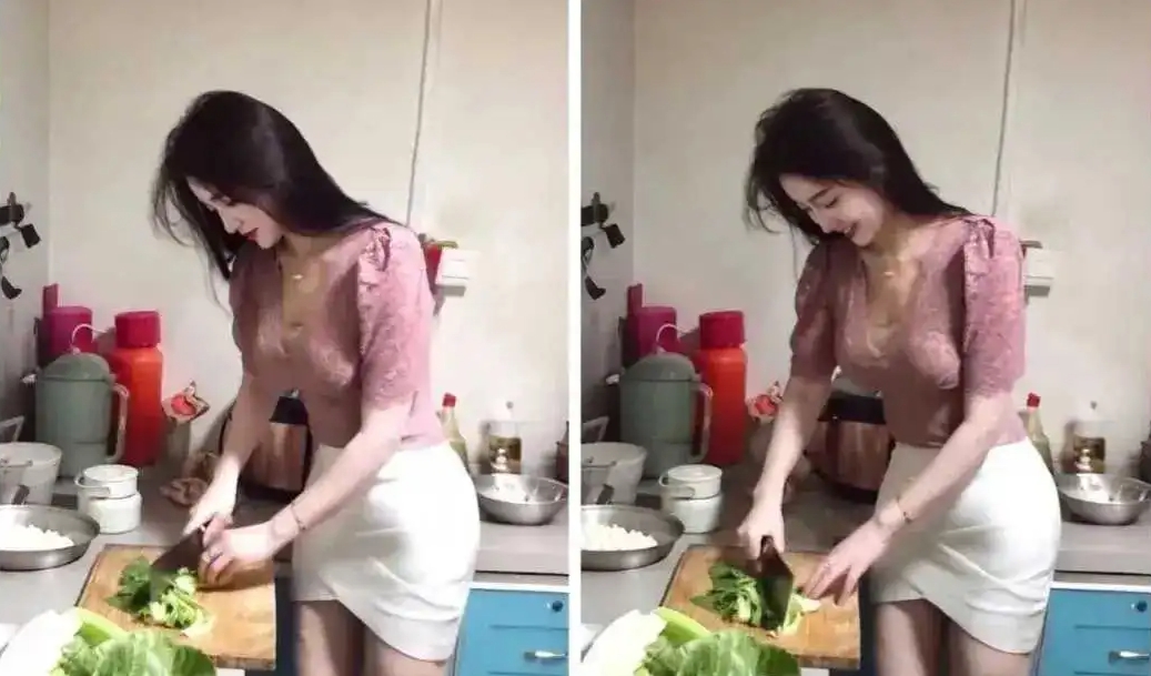 老公出差回来了，白天吃菜菜，晚吃肉肉