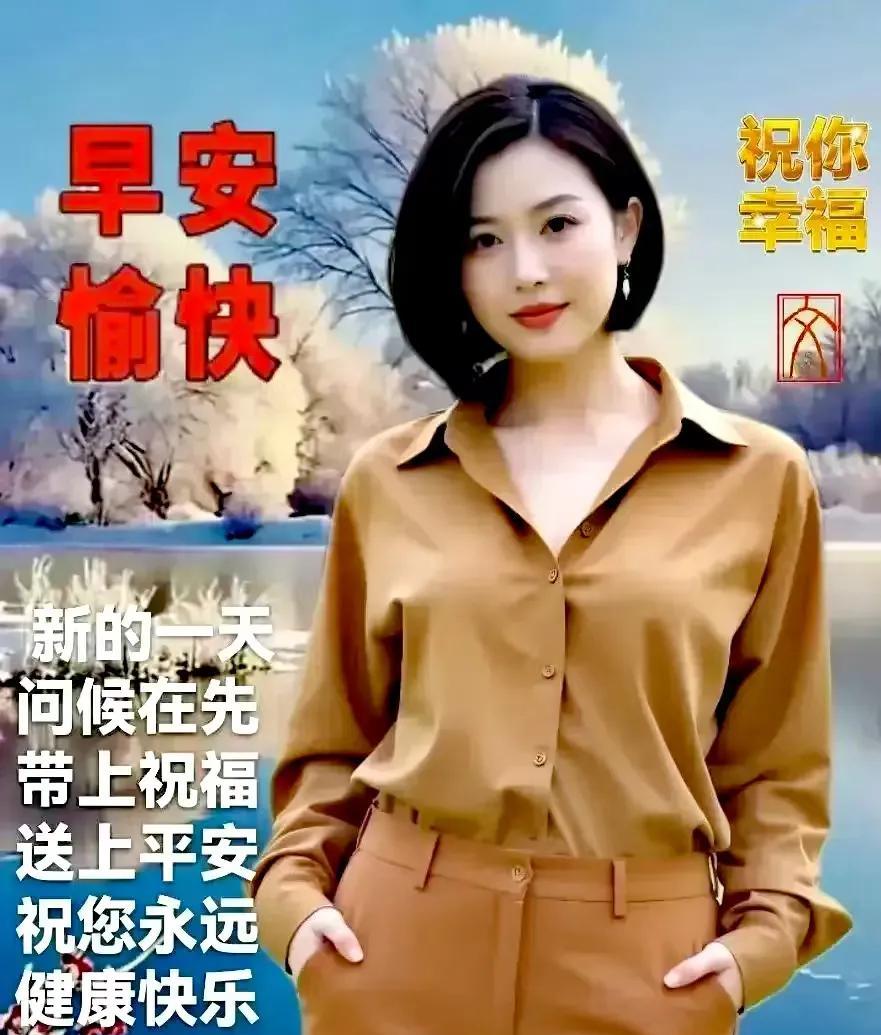 佳作分享！[赞]
让晨光传送真挚的问候，
愿君心怀秋的清爽；
好运如期，步步生风