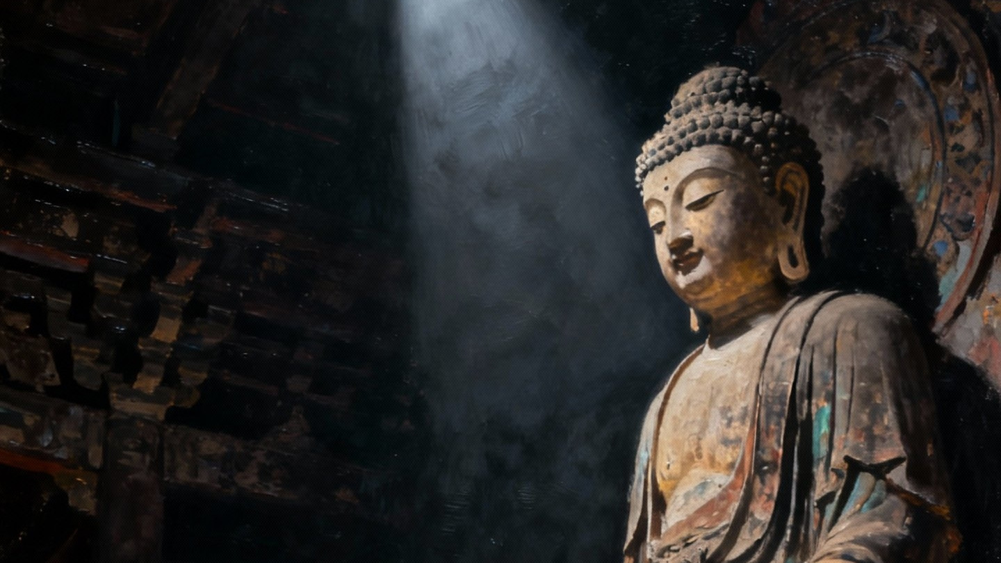 一幅融合了自然之美、宗教之神圣、历史文化内涵以的佳作