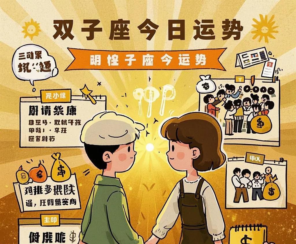 双子座今日运势 | 好运爆棚，诸事顺遂
双子座的宝子们集合啦！今天你们可是被幸运