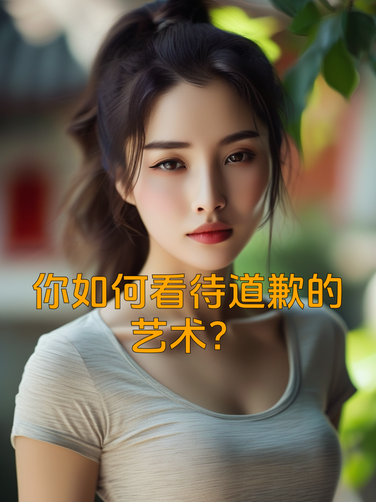 你如何看待道歉的艺术？